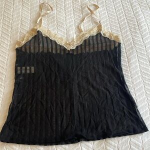 Elle Macpherson Sheer Ribbons Cami Size Small
